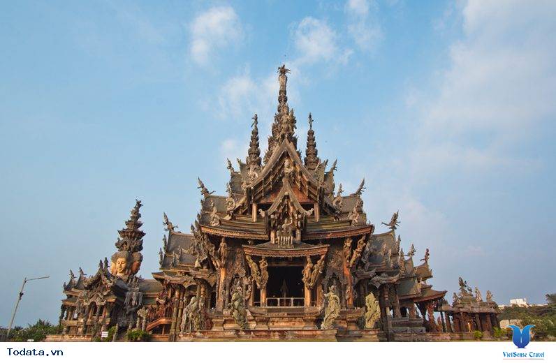 Đền chân lý bằng gỗ không dùng đinh độc đáo ở Pattaya Hình ảnh 3