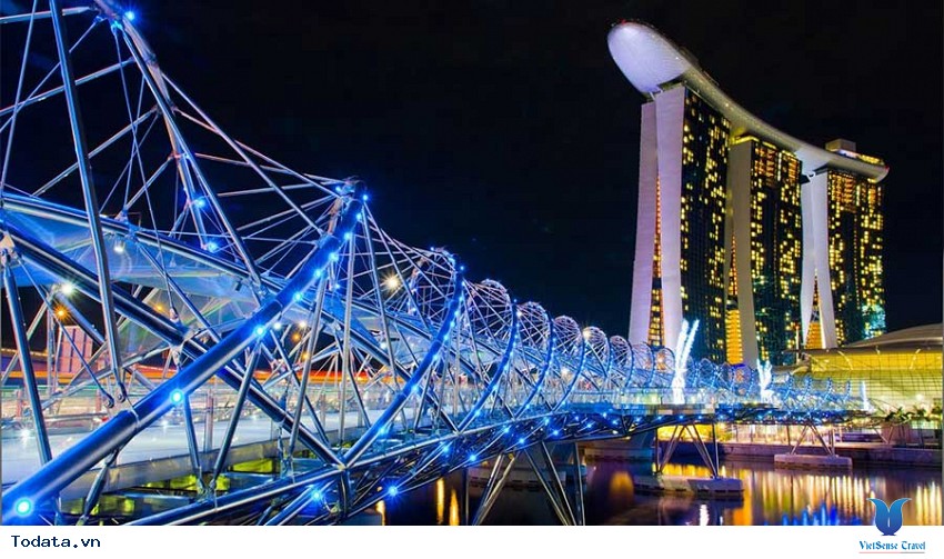 Helix Bridge, cây cầu xoắn ốc đầu tiên trên thế giới Hình ảnh 2 Helix Bridge, cây cầu xoắn ốc đầu tiên trên thế giới Hình ảnh 2