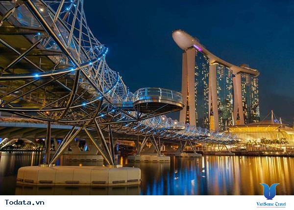 Helix Bridge, cây cầu xoắn ốc đầu tiên trên thế giới Hình ảnh 1 Helix Bridge, cây cầu xoắn ốc đầu tiên trên thế giới Hình ảnh 1