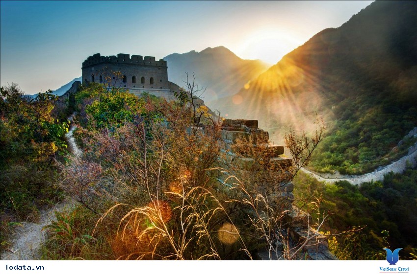 Hút hồn trước vẻ đẹp bình minh của vạn lý trường thành Hình ảnh 2