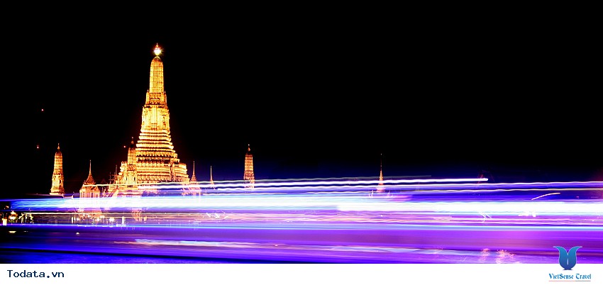 Lung linh huyền ảo với khi đêm đến ở Sông Chao Phraya Thái Lan Hình ảnh 5 Lung linh huyền ảo với khi đêm đến ở Sông Chao Phraya Thái Lan Hình ảnh 5