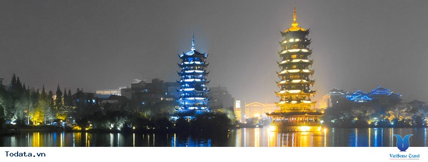 Ngắm Nhật Nguyệt Song Tháp Khi Đêm Về Hình ảnh 5