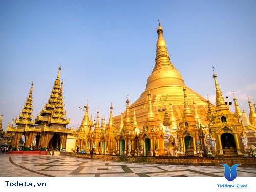 Ngôi chùa Shwedagon dát 90 tấn vàng và hàng nghìn viên kim cương Hình ảnh 1
