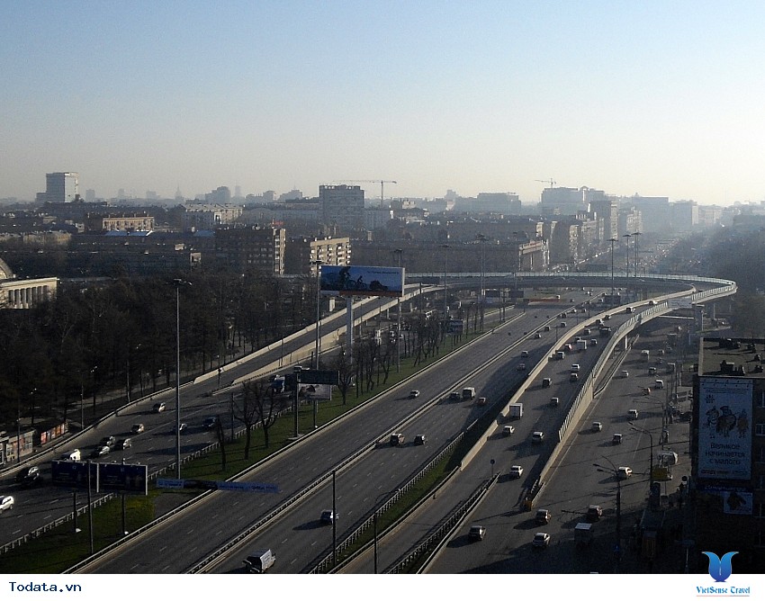 Nhìn từ trên cao Đại lộ Leningradsky Prospect ở Moscow Hình ảnh 4
