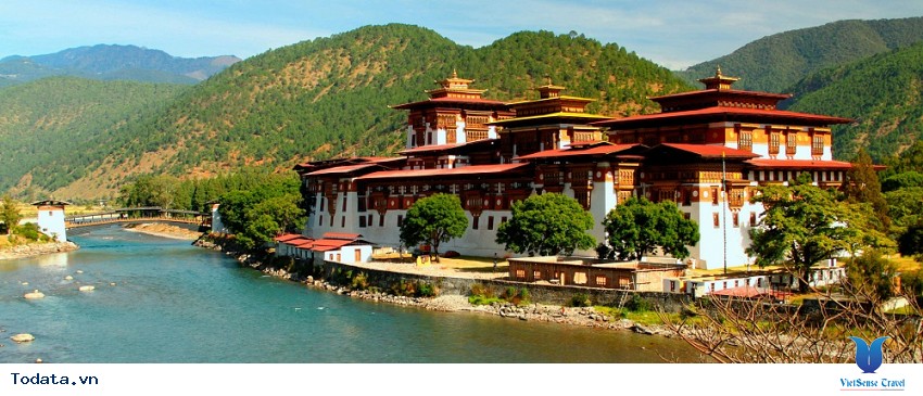 Pháo đài Punakha Dzong đồ sộ nhất Bhutan Hình ảnh 1 Pháo đài Punakha Dzong đồ sộ nhất Bhutan Hình ảnh 1