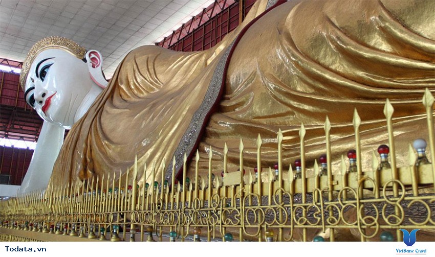 Pho tượng Phật đặc biệt ở chùa Chaukhtatgyi Hình ảnh 1