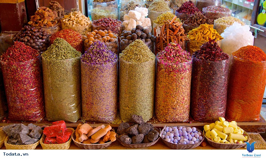 Rực Rỡ Khu Chợ Gia Vị Spice Souk Dubai Hình ảnh 2