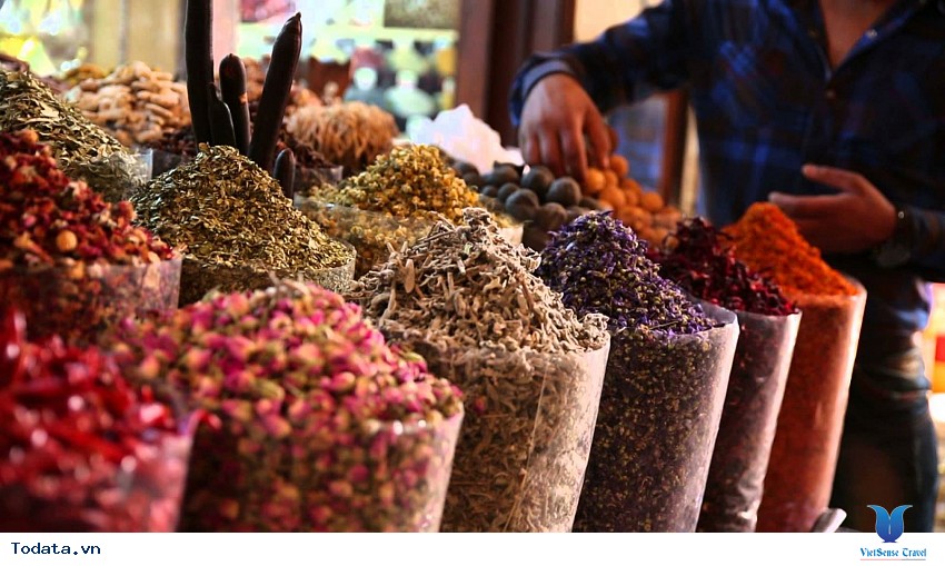 Rực Rỡ Khu Chợ Gia Vị Spice Souk Dubai Hình ảnh 1
