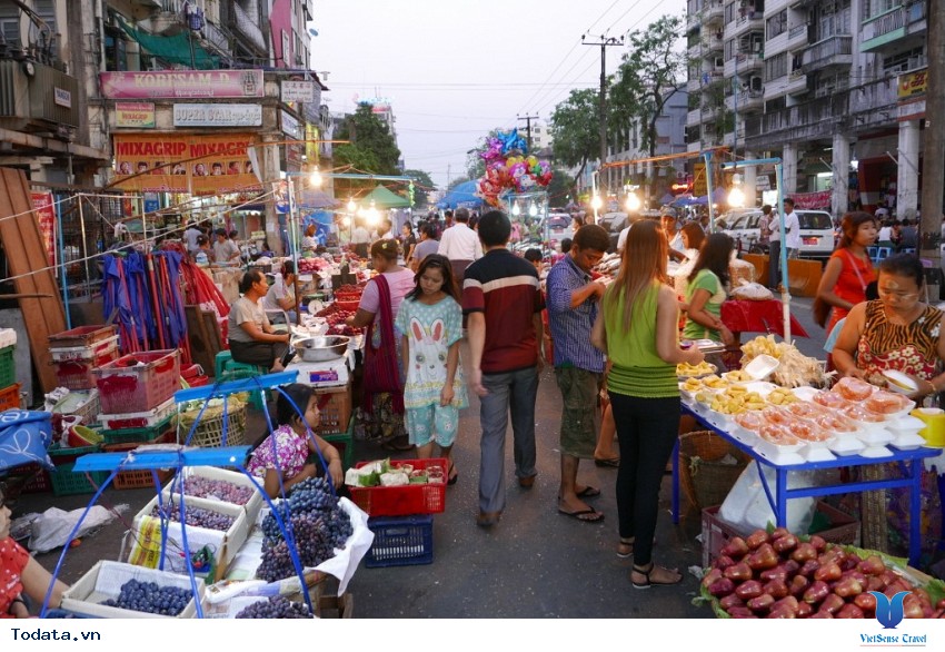 Sầm uất khu phố China Town ở Yangon Hình ảnh 3