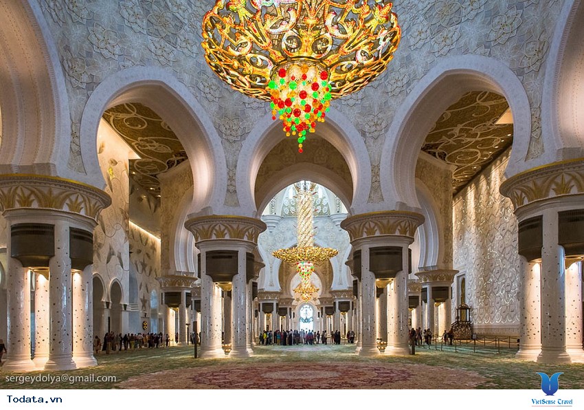 Sheikh Zayed- Thánh Đường Hồi Giáo Đẹp Nhất Trung Đông Hình ảnh 3