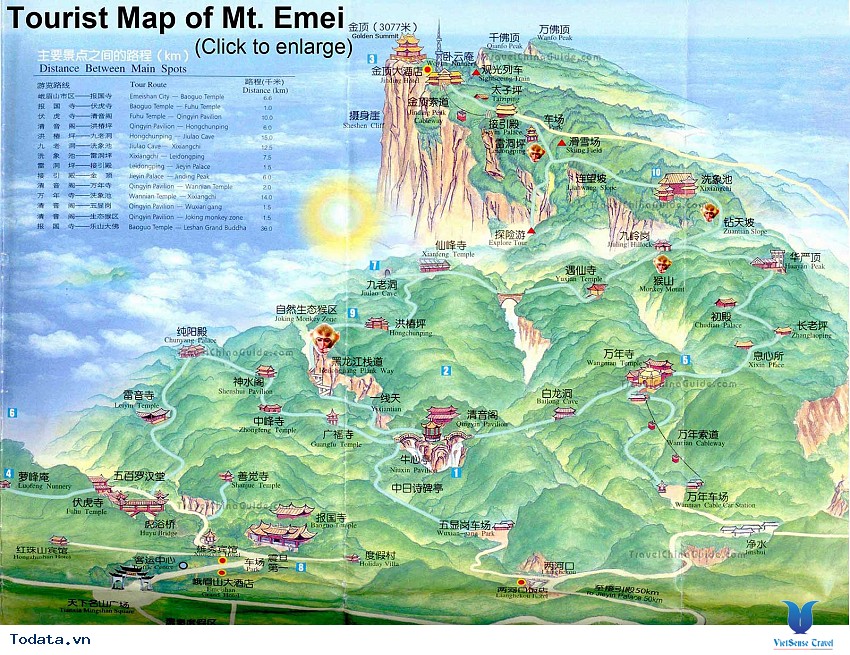 Thánh Địa Phật Giáo Trên Núi Nga Mi Hình ảnh 2
