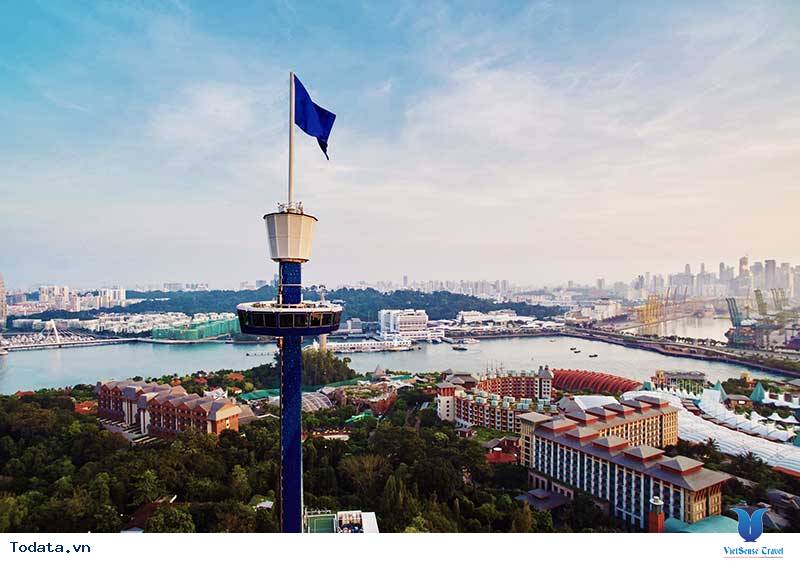 Toàn cảnh Singapore nhìn từ tháp vọng cảnh Tiger Tower Hình ảnh 1