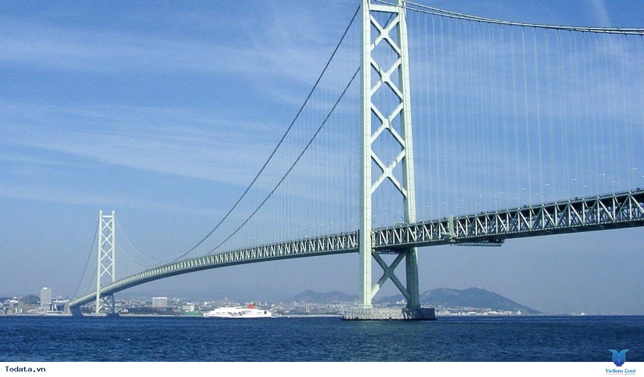 Akashi Kaikyo - Cầu treo dài nhất thế giới tại Nhật Bản - Ảnh 1 Akashi Kaikyo - Cầu treo dài nhất thế giới tại Nhật Bản - Ảnh 1