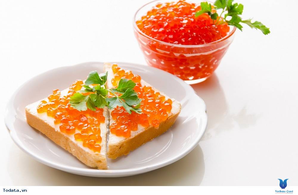 Đặc sản cá hồi và trứng cá ở Nga - Ảnh 1