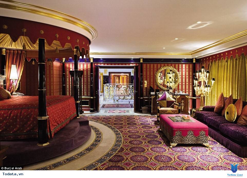 Khách sạn cánh buồm Burj Al Arab - Ảnh 7 Khách sạn cánh buồm Burj Al Arab - Ảnh 7