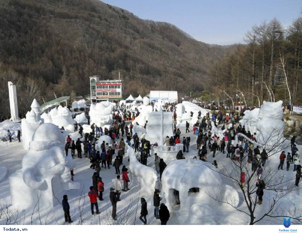 Lễ hội tuyết núi Taebaeksan đặc sắc nhất mùa đông ở Hàn Quốc - Ảnh 4