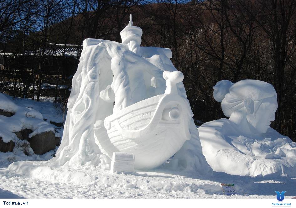 Lễ hội tuyết núi Taebaeksan đặc sắc nhất mùa đông ở Hàn Quốc - Ảnh 1