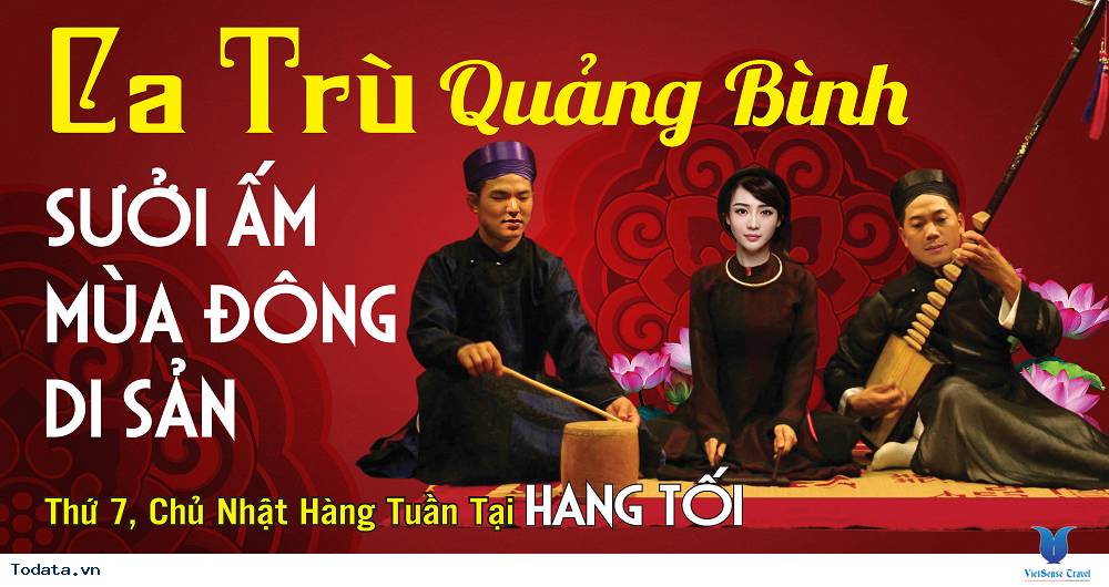 Quảng Bình phục vụ ca trù cho khách tham quan Hang Tối - Ảnh 1 Quảng Bình phục vụ ca trù cho khách tham quan Hang Tối - Ảnh 1