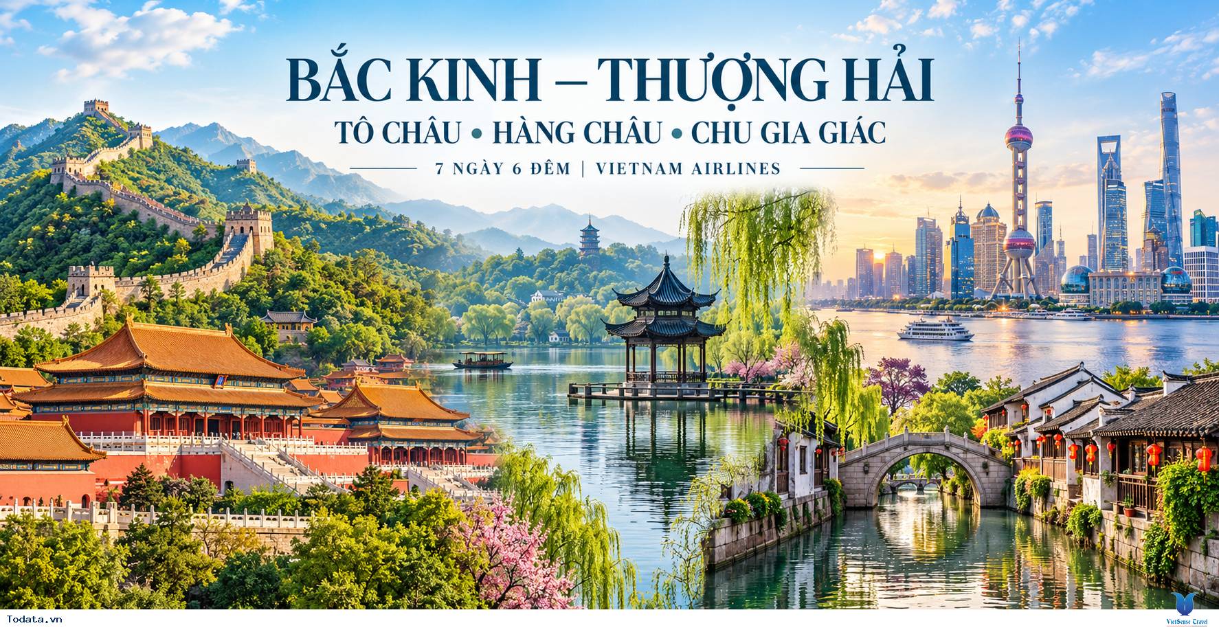 Tour Bắc Kinh – Thượng Hải 7 ngày 6 đêm Vietnam Airlines - Ảnh 1