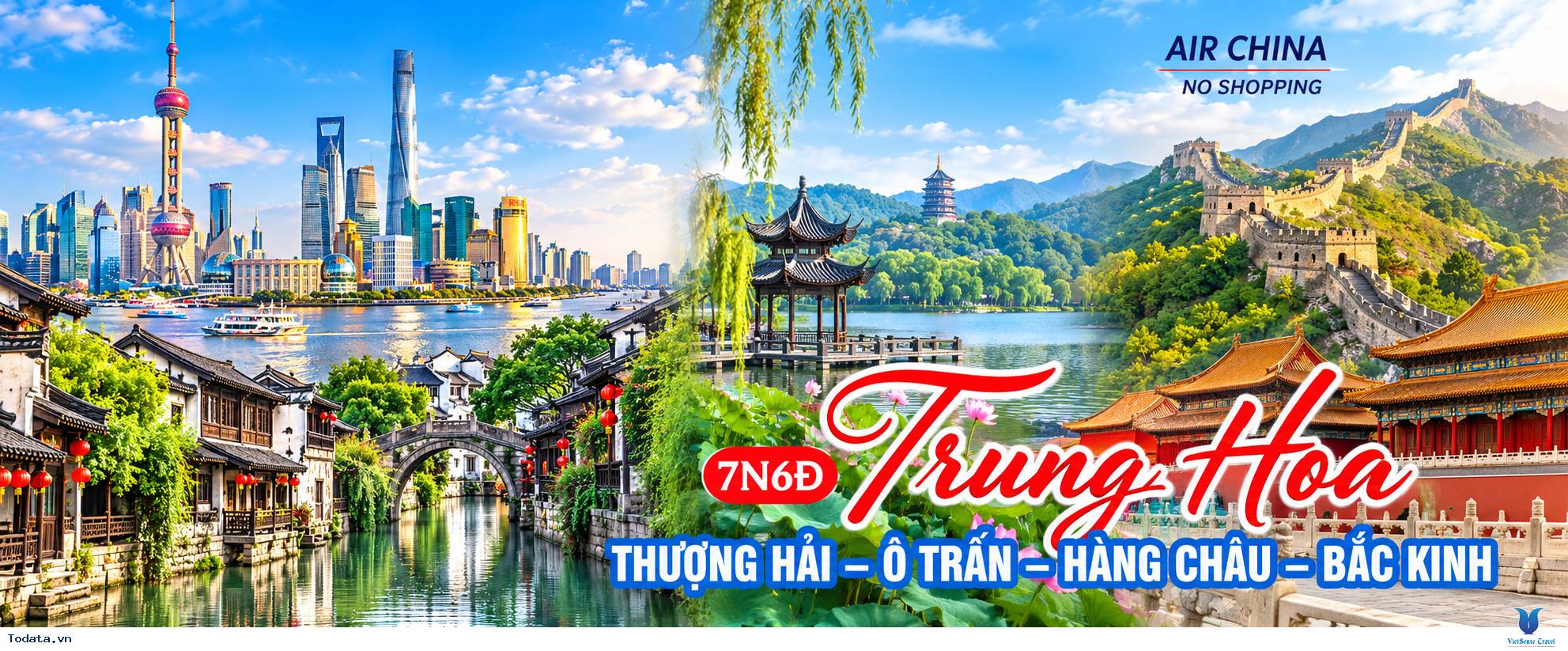 Tour Thượng Hải – Ô Trấn – Hàng Châu – Bắc Kinh 7 ngày 6 đêm - Ảnh 1