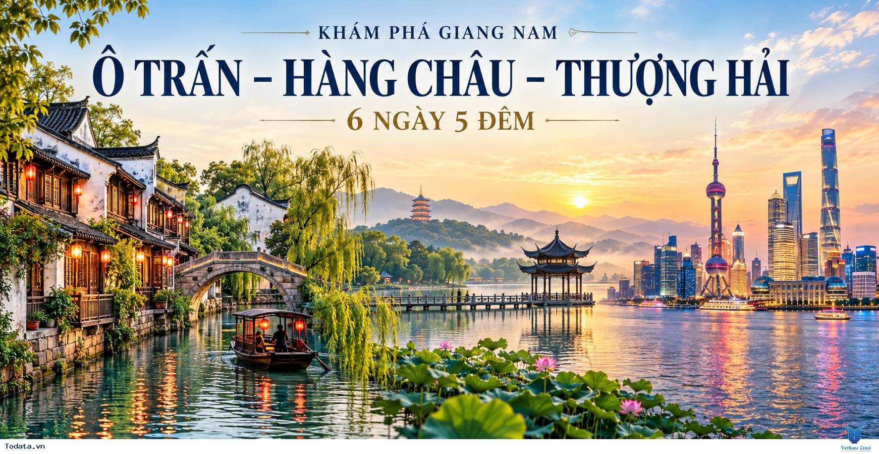 Tour Thượng Hải - Ô Trấn – Hàng Châu 6 ngày 5 đêm. Bay SPA - Ảnh 1
